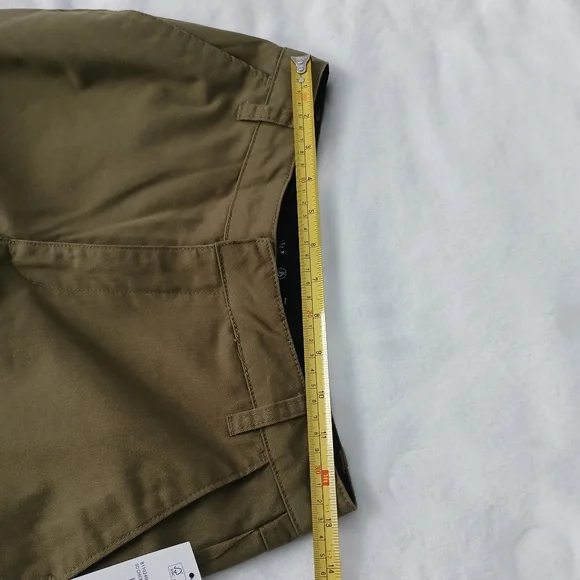 Volcom So Chickie High Rise Pants Olive Green, Womens Size 26 - Picture 5 of 12